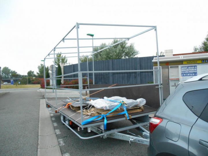 mini podium Tractable par tous véhicules